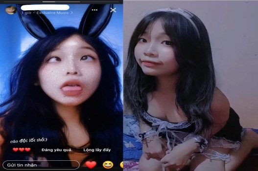 Nữ sinh hồn nhiên yêu thích hóa trang để bạn trai nổi hứng