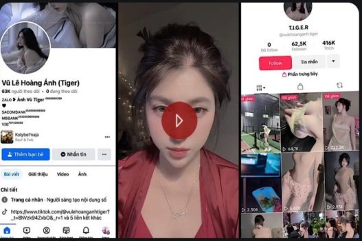 Video sex Vũ Lê Hoàng Ánh tiktoker mới nổi